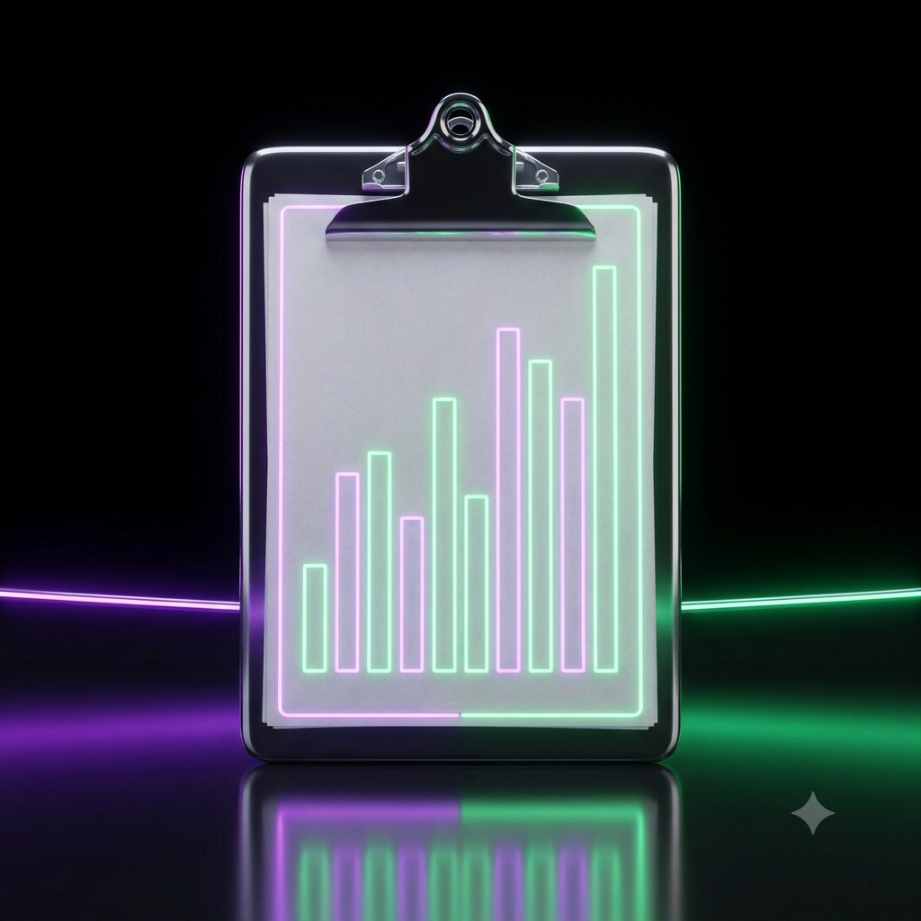 A chrome hard hat with a glowing bar-chart pattern etched across its surface, illustrating employment data that moves the market.